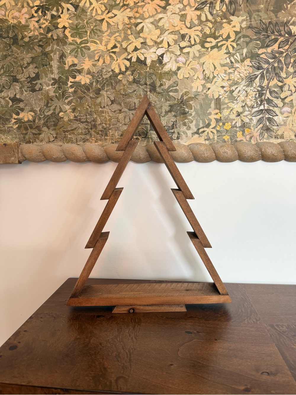 Handmade Wood Tree 16” Tall